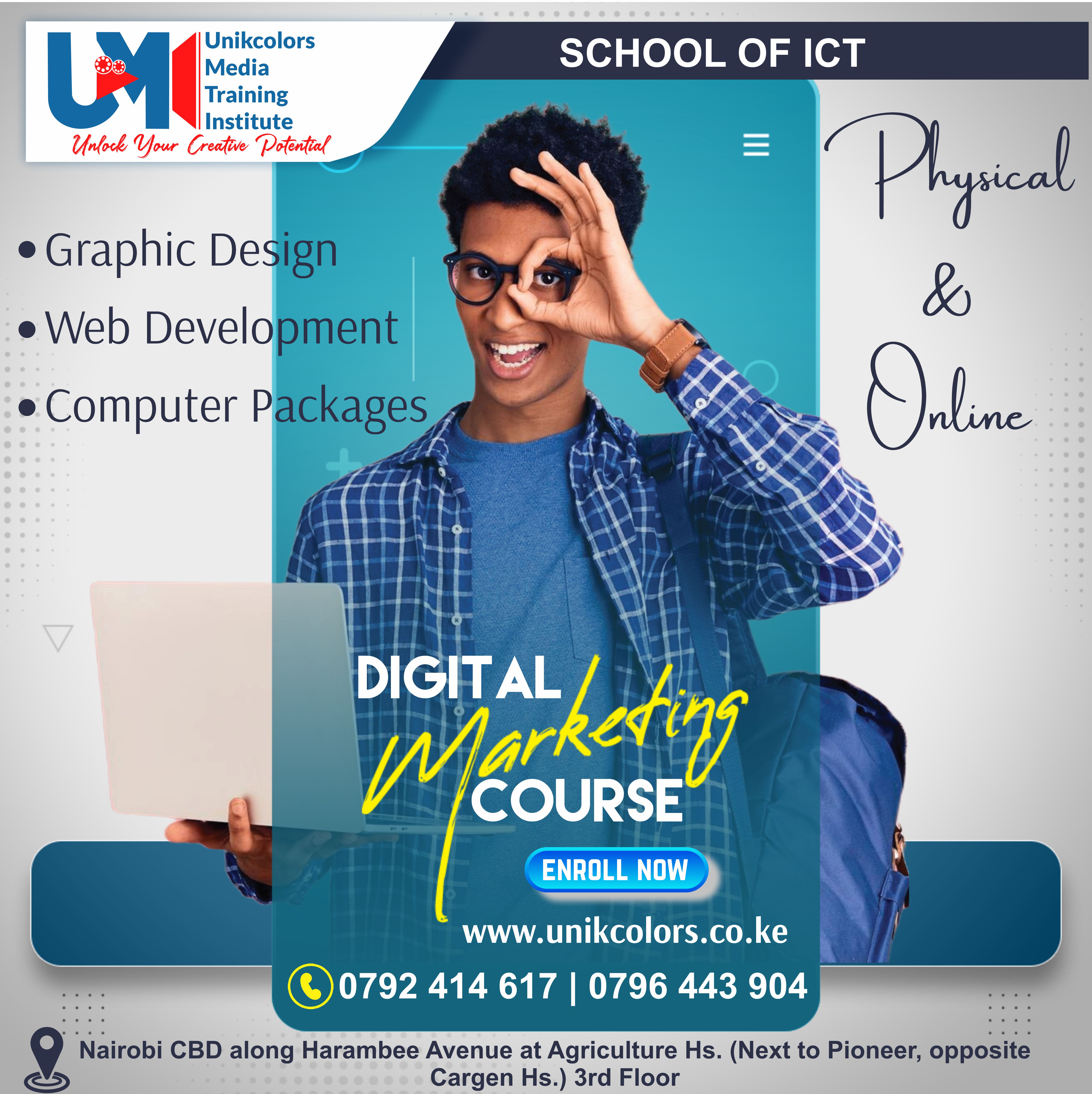 COMPUTER COURSES - DIGITAL MARKETING | GRAPHIC DESIGN | WEB DEVELOPMENT | COMPUTER PACKAGES COURSE
